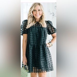 English Factory dress, size medium, black